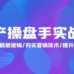 （9960期）地产 操盘手实战课：解密地产底层逻辑/夯实营销技术/提升职场价值（24节）