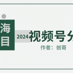 （9676期）【蓝海项目】2024年视频号分成计划，快速开分成，日爆单8000+，附玩法教程