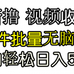 （9569期）发视频撸收益，软件无脑批量剪辑，第一天发第二天就有钱