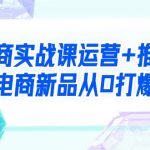 （9313期）电商实战课运营+推广，电商新品从0打爆（99节视频课）