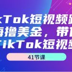 （9155期）TikTok短视频跨境出海撸美金，带你玩TikTok短视频（41节课）