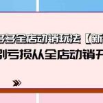 拼多多全店动销玩法【新课】，告别亏损从全店动销开始（4节视频课）