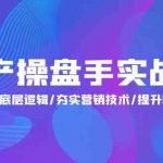 地产操盘手实战课：解密地产底层逻辑/夯实营销技术/提升职场价值（24节）