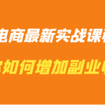 闲鱼电商最新实战课程4.0-教你如何快速增加副业收入