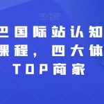 阿里巴巴国际站认知及直通车实操课程，四大体系成就TOP商家