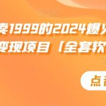 外面卖1999的2024爆火宝妈粉回收变现项目【全套软件+玩法】