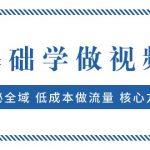 0基础学做视频号：揭秘全域 低成本做流量 核心方法 快速出爆款 轻松变现