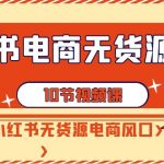 （9015期）小红书电商-无货源打卡，抢先占领小红书无货源电商风口（10节课）