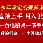 （8984期）2024蓝海项目 小游戏直播 单日收益10000+，月入35W,小白当天上手