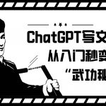 如何利用ChatGPT写文章，从入门秒变高手的“武功秘籍”