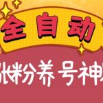 （8456期）全自动快手抖音涨粉养号神器，多种推广方法挑战日入四位数（软件下载及…