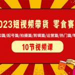 （8358期）2023短视频带货 零食赛道 认知篇/起号篇/拍摄篇/剪辑篇/运营篇/热门篇/等等