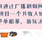 如何通过广播剧做网盘拉新项目一个月收入18000+，简单粗暴，新玩法曝光