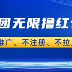 美团商家无限撸金-不注册不拉人不推广，只要有时间一天100单也可以。