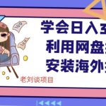 学会日入300＋，利用网盘拉新安装海外抖音保姆级教学【揭秘】