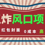 （8188期）风口项目，0成本一键开店 微信红包封面 市场需求量巨大 看懂的引进提前布局