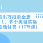 （7828期）直引万·搜索全篇，从0-1，多个类目实操经验总结付费（12节课）