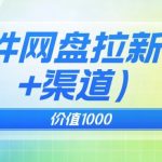 价值1000免费送ai软件实现uc网盘拉新（教程+拉新最高价渠道）【揭秘】