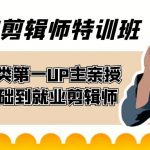 （7395期）60天-金牌剪辑师特训班 B站设计类第一UP主亲授 带你0基础到就业剪辑师