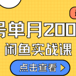 （7328期）咸鱼虚拟资料新模式，月入2w＋，可批量复制，单号一天50-60没问题 多号多撸