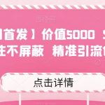 【全网首发】价值5000 Soul无限关注不屏蔽​精准引流创业粉