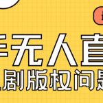 （7067期）外面卖课3999元快手无人直播播剧教程，快手无人直播播剧版权问题