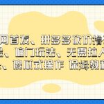 （6959期）门玩法，无需拉人头，傻瓜式操作  保姆教程