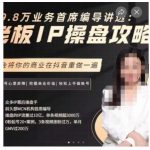 29.8万业务首席编导讲透：老板IP操盘攻略，学会将你的商业在抖音重做一遍