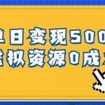 （6774期）一单29.9元，通过育儿纪录片单日变现500+，一部手机即可操作，0成本变现