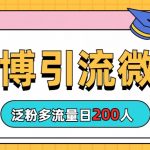 （6712期）微博引流微信日200人