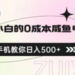 （6652期）适合小白的0成本咸鱼电商项目，一部手机，教你如何日入500+的保姆级教程