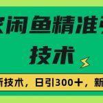 （6635期）独家闲鱼引流技术，日引300＋实战玩法