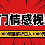 （6573期）热门话题视频涨粉变现1980项目解析日收益入1000