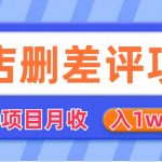 （6547期）外面收费收980的抖音删评商家玩法，月入1w+项目（仅揭秘）