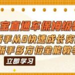 （6484期）2023淘宝直通车保姆级教程：新手从0快速成长实操，新手多方位全能教学