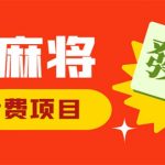 （6453期）外面收费1980的最新JJ麻将全自动撸话费挂机项目，单机收益200+