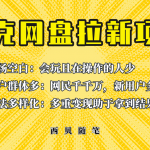 （6355期）此项目外面卖398保姆级拆解夸克网盘拉新玩法，助力新朋友快速上手！