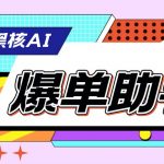 （6050期）【高端精品】外面收费998的黑核AI爆单助手，直播场控必备【永久版脚本】