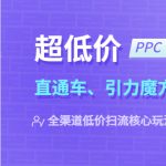 （5659期）2023超低价·ppc—“直通车、引力魔方、万相台”全渠道·低价扫流核心玩法