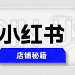 （5545期）小红书店铺秘籍，最简单教学，最快速爆单，日入1000+