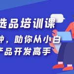 （5290期）亚马逊选品培训课，每天10分钟，助你从小白成长为产品开发高手！