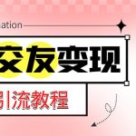 （5273期）微信交友变现项目，吸引全网LSP男粉精准变现，小白也能轻松上手，日入500+