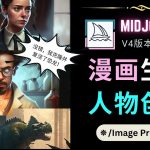 （4899期）Midjourney V4版本操作教程：2个简单参数，完成漫画生成，人物创建