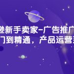 （4621期）亚马逊新手卖家-广告推广训练营：0-1入门到精通，产品运营系统课！