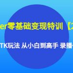 （4551期）tkinter零基础变现特训【20期】系统传授TK玩法 从小白到高手 录播+直播课