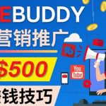 （4206期）推广TubeBuddy联盟营销项目，完全免费的推广方法，轻松月赚500美元