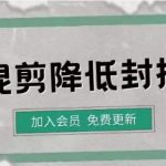 （4165期）影视剪辑如何避免高度重复，影视如何降低混剪作品的封抖概率【视频课程】