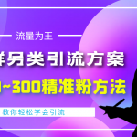 （4122期）外面收费888元的QQ群另类引流方案：日200~300精准粉方法