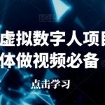 最新免费虚拟数字人项目，自媒体做视频必备【揭秘】