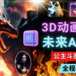 利用未来Ai工具LeiaPix，静态图转换3D动画，Lexica和Chat GPT制作精彩视频